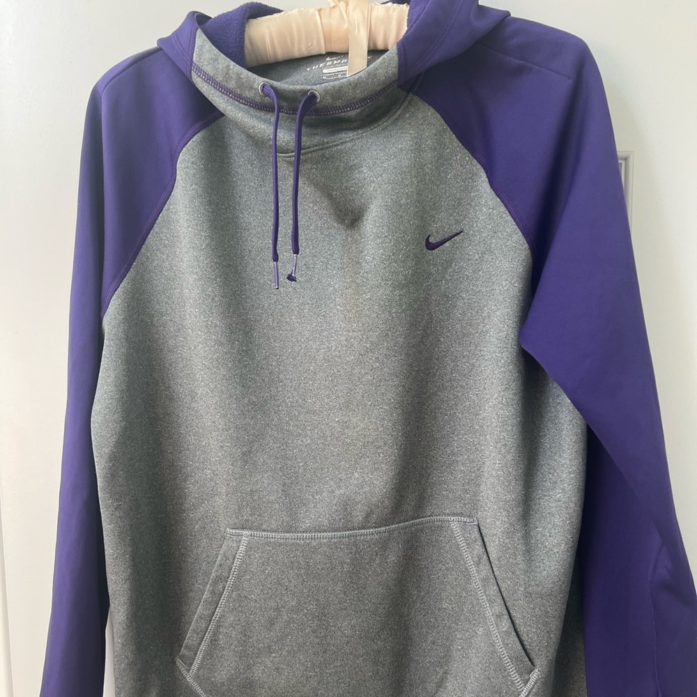 Nike hoodie. Size medium, purple and gray